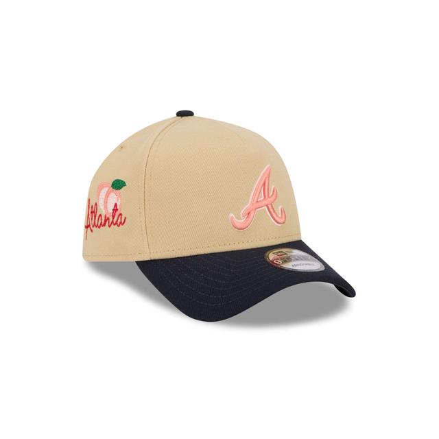 Atlanta Braves City Side Patch 9FORTY A-Frame Snapback Hat Male Product Image