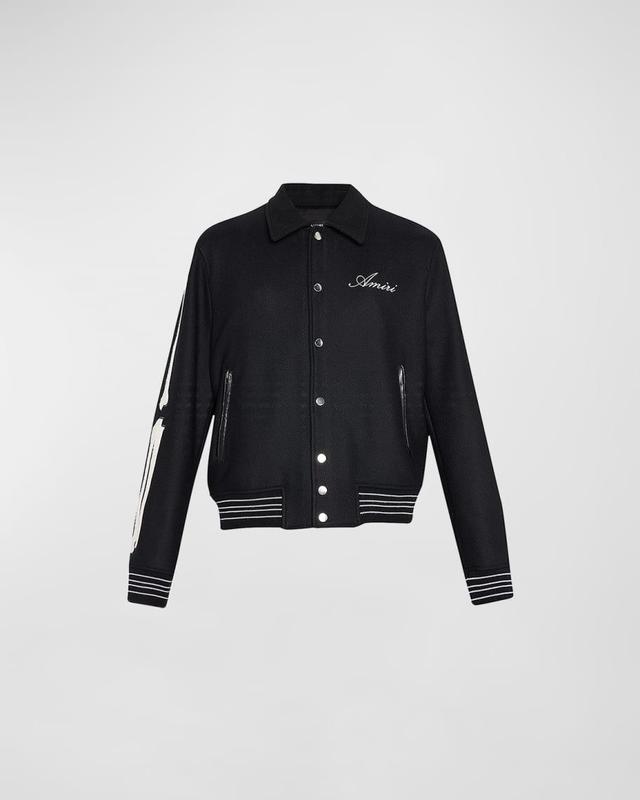 Men's Bones Varsity Jacket Product Image