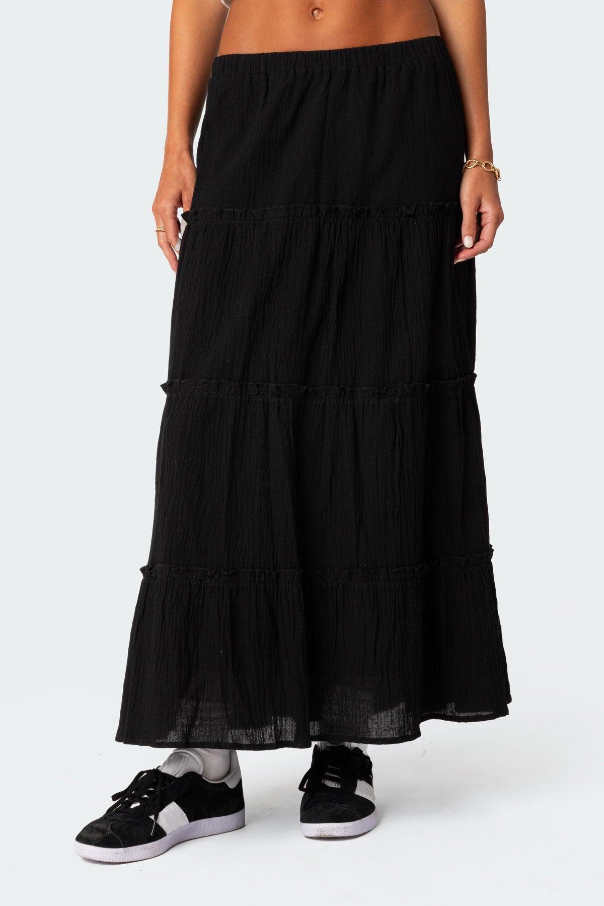 Charlotte Tiered Maxi Skirt Product Image