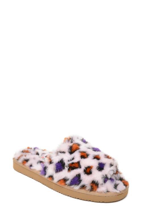 Minnetonka Faux Fur Slide Slipper Product Image