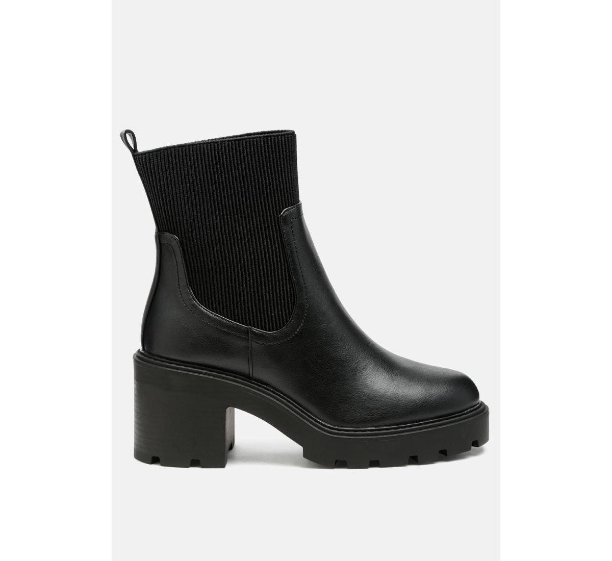 Womens liam sock chunky chelsea boots Product Image