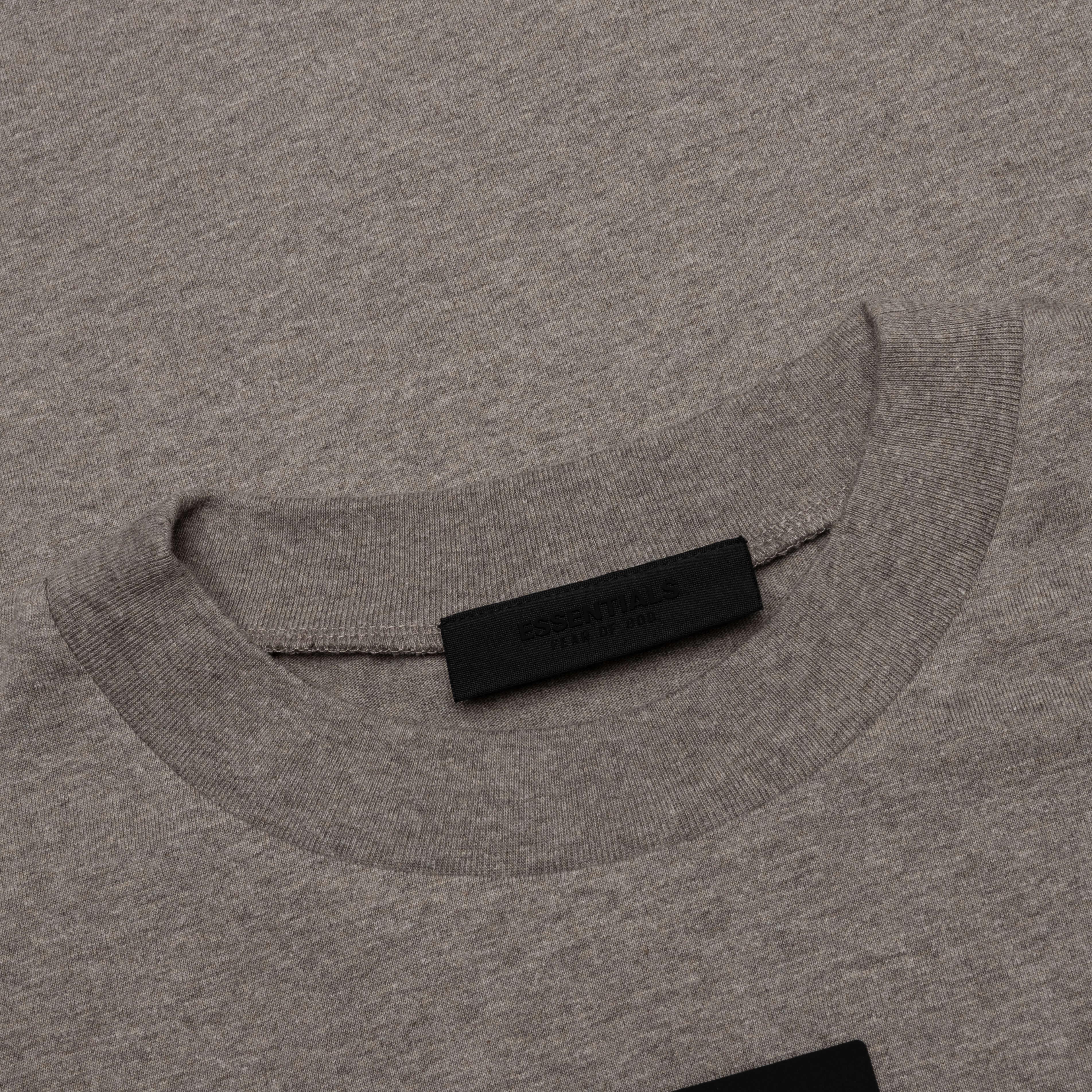 Essentials L/S Tee - Heather Grey Male Product Image