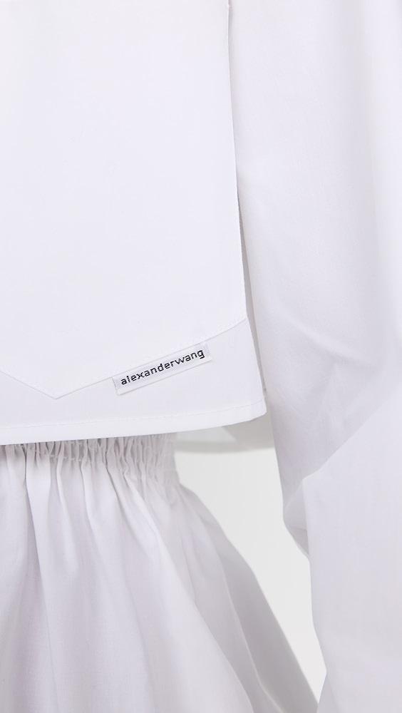 Alexander Wang Smocked Cami with Cropped Shirt | Shopbop Product Image