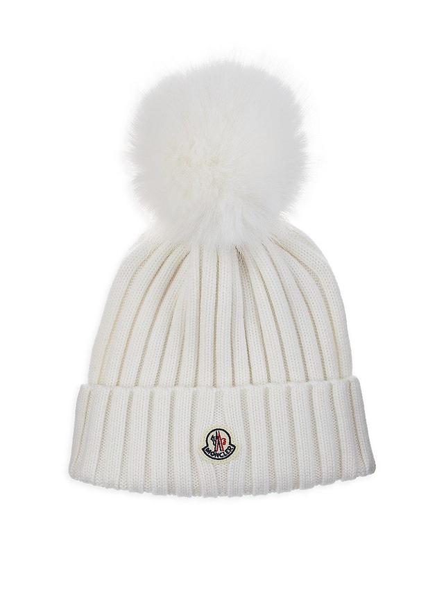 Moncler Wool Ribbed Pom-Pom Hat Product Image