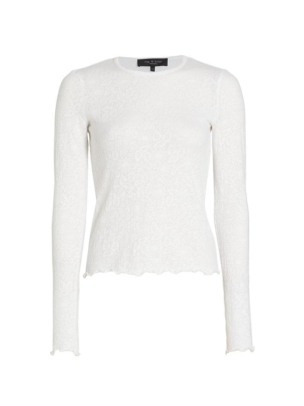 Womens Gemma Jacquard L/S Sweater Product Image