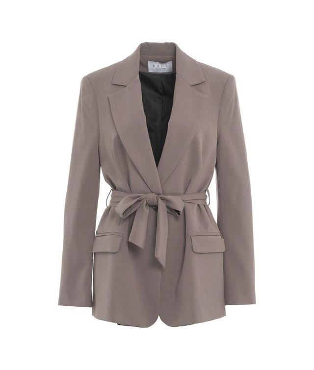 Blazer monopetto con cintura in vita Female Product Image