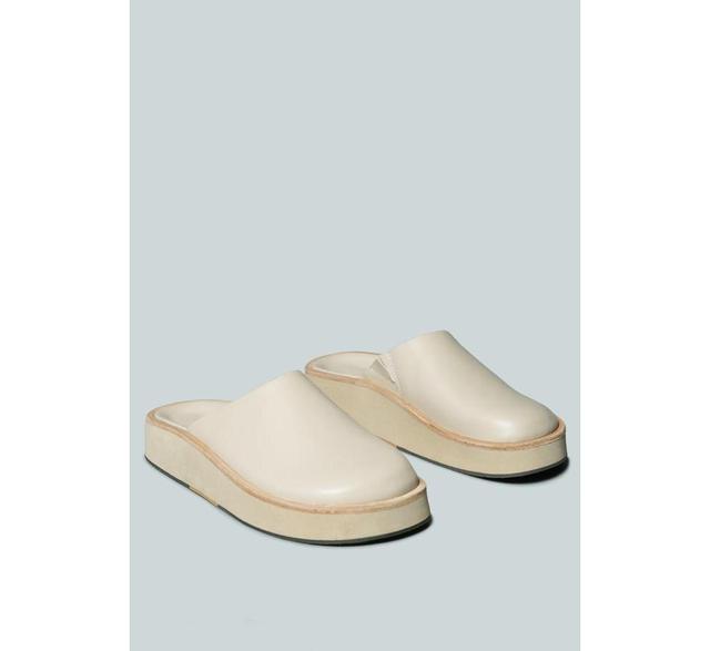 Rag & Co Givens Womens Flatform Slip-On Mules Product Image