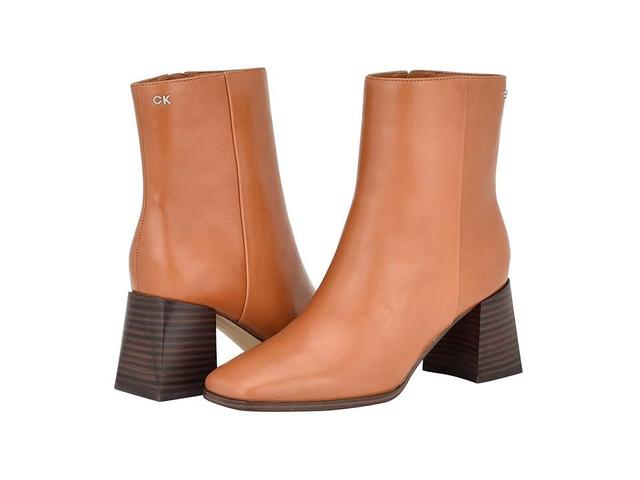 Calvin Klein Broma (Dark Natural Leather) Women's Boots Product Image