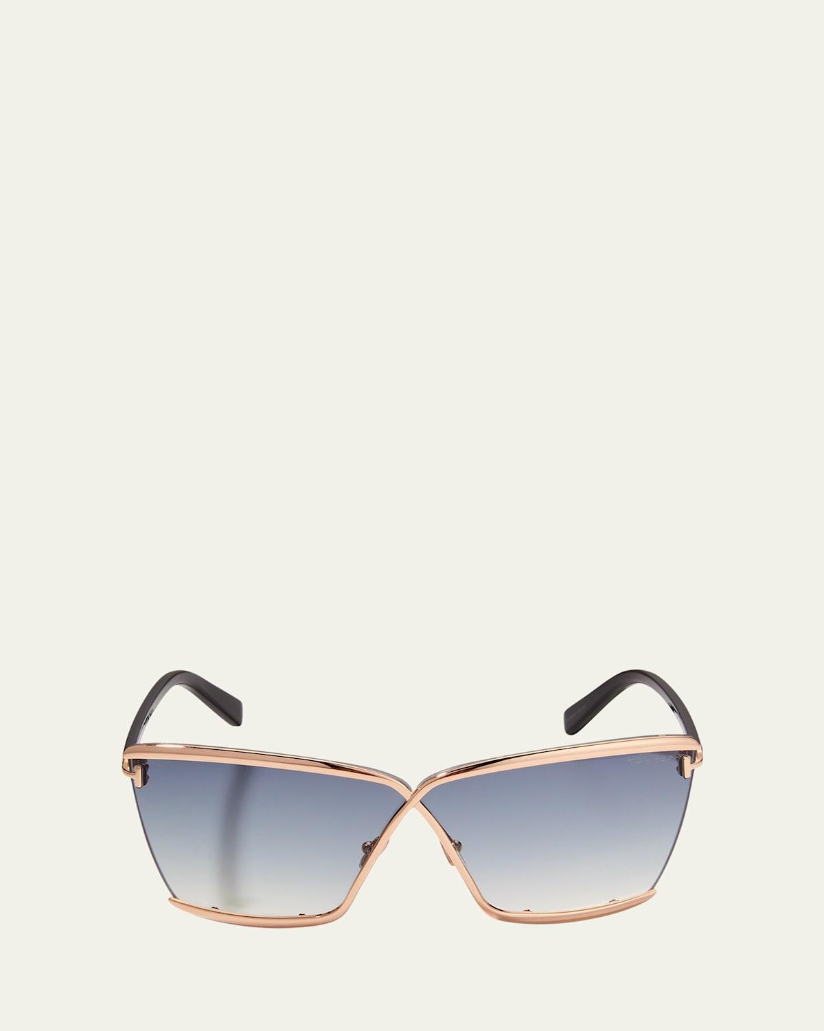 Elle 02 Acetate/Metal Butterfly Sunglasses Product Image