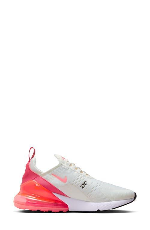 NIKE Women's Air Max 270 Shoes In Sail/hot Punch/aster Pink Product Image