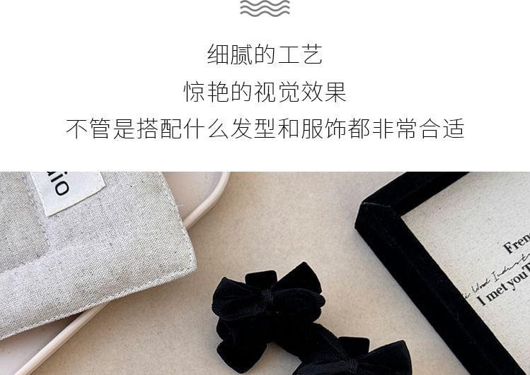 Bow Velvet Hair Claw Product Image