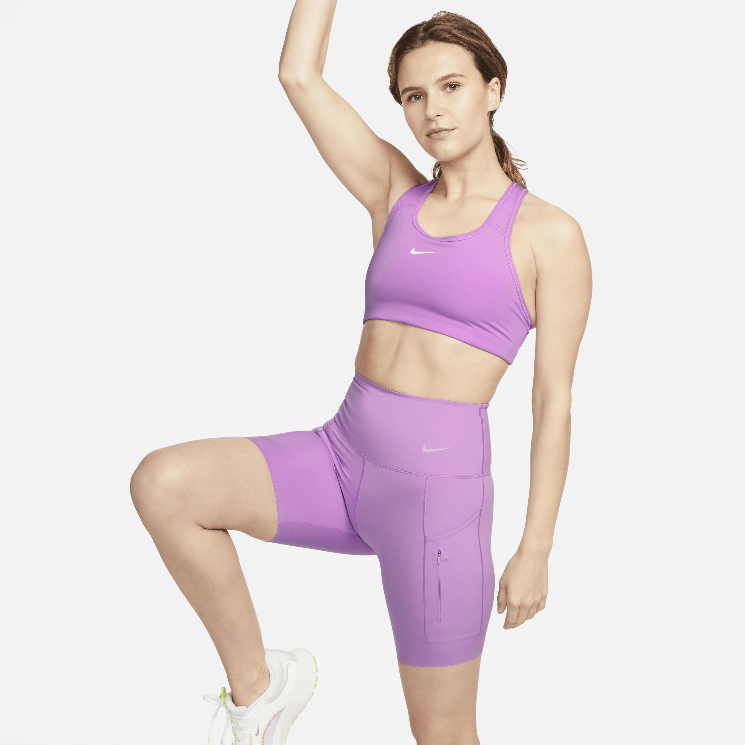 Nike Womens Go Firm-Support High-Waisted 8 Biker Shorts with Pockets product image