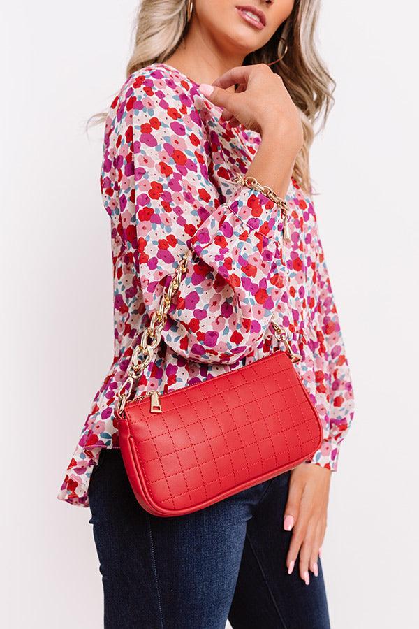 Hotel Suite Crossbody In Red Product Image