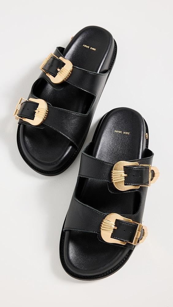 ANINE BING Waylon Slides | Shopbop Product Image