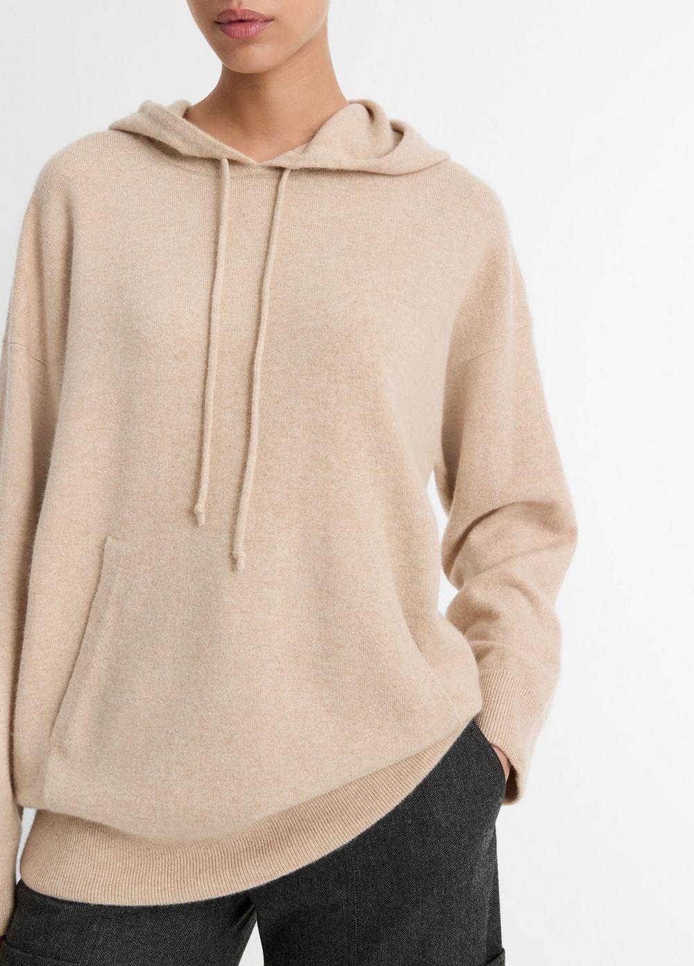 Wool-Blend Oversized Hoodie Product Image