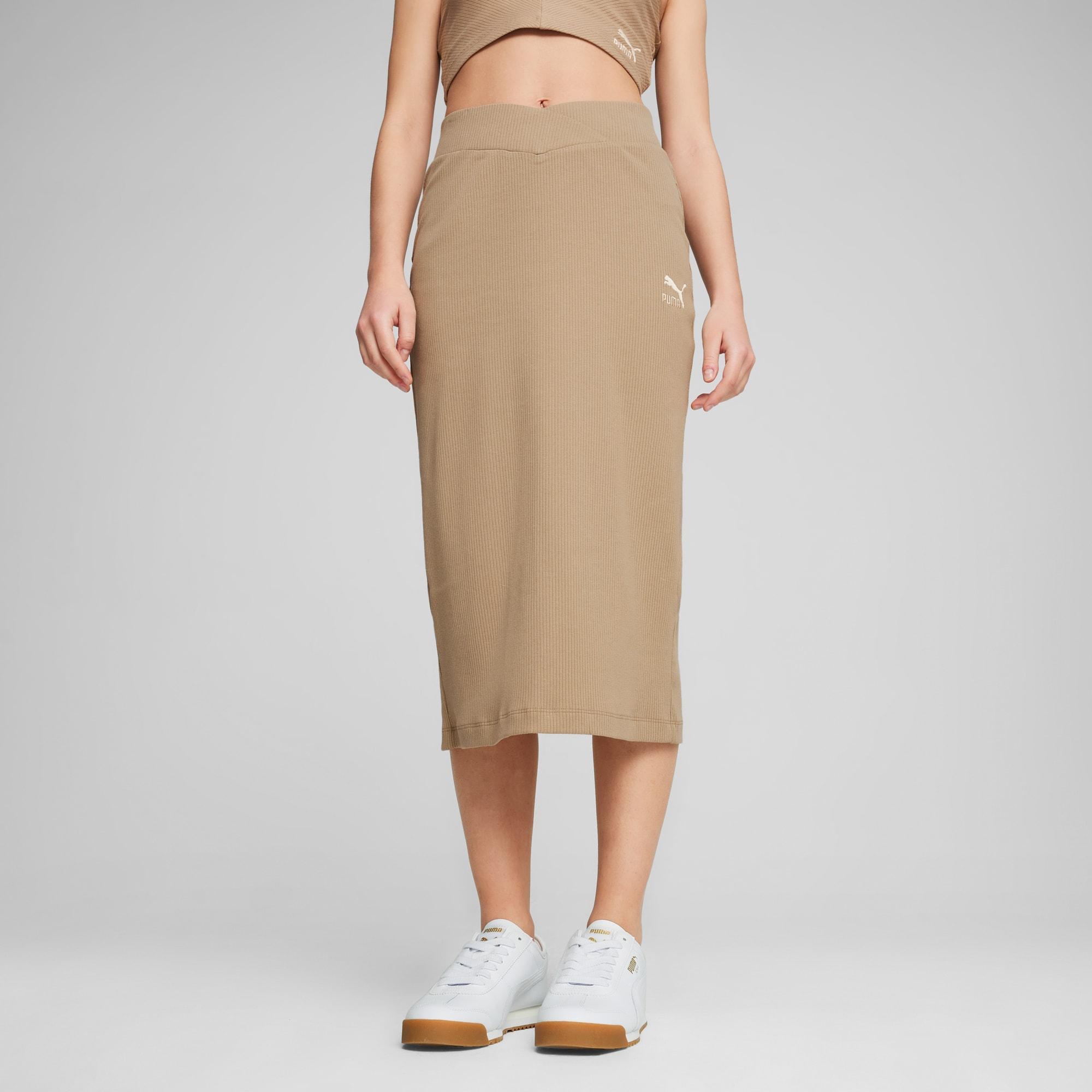 CLASSICS Women's Ribbed Midi Skirt Product Image