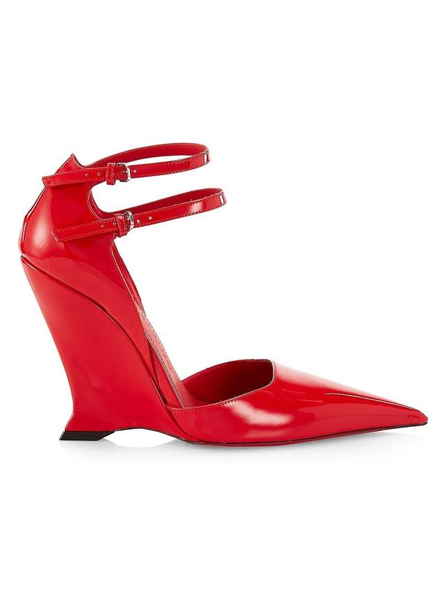 FERRAGAMO Vidya Double Ankle Strap Pointed Toe Pump Product Image
