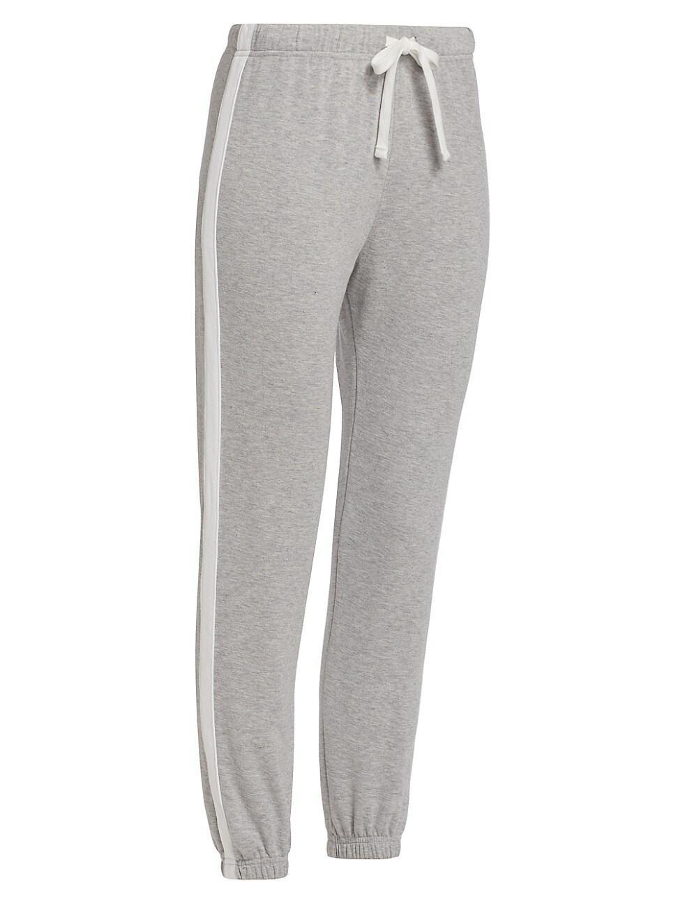 Womens Sonia Fleece Stripe Jogger Sweatpants Product Image