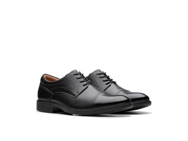 Clarks Eldredge Cap Leather) Men's Lace Up Wing Tip Shoes Product Image