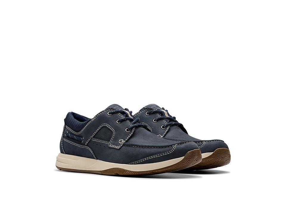 Clarks Sailview Lace (Navy Nubuck) Men's Lace-up Boots Product Image