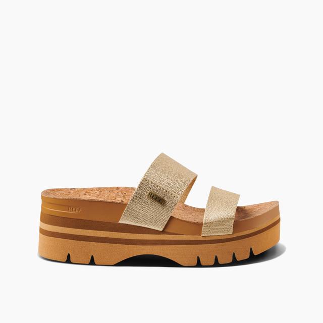 Women's Cushion Vista Higher Sandals in Champagne | REEF® Product Image