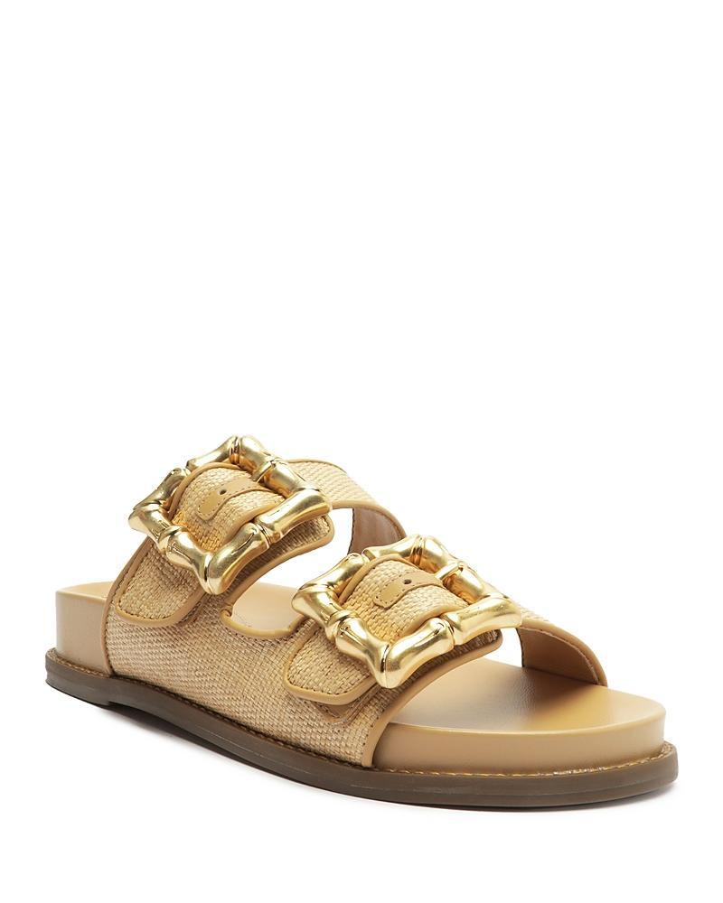 Schutz Womens Enola Natural Sporty Slide Sandals Product Image