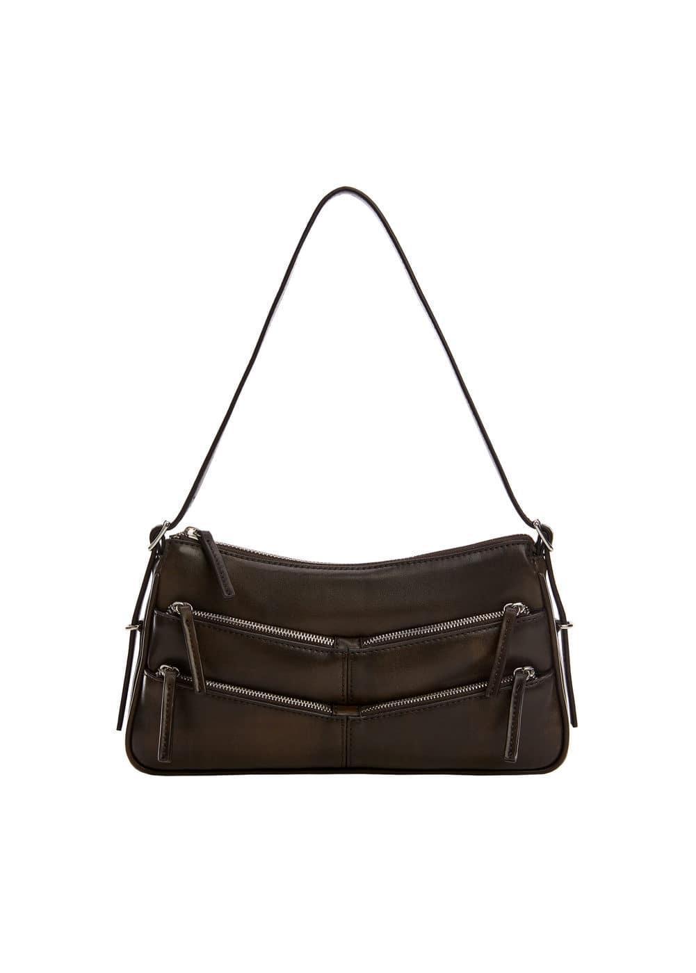 MANGO - Zip-detail shoulder bag - One size - Women Product Image