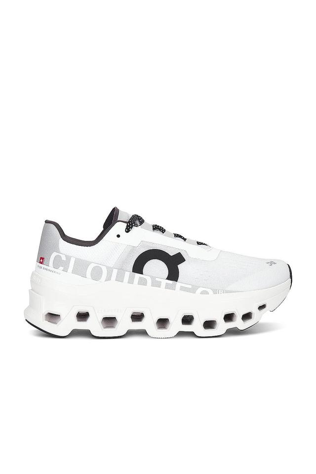 On Cloudmonster Sneaker in White Product Image