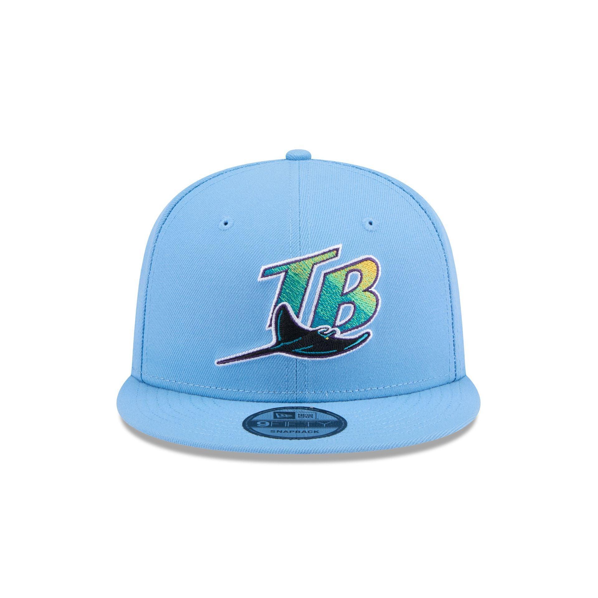 Tampa Bay Rays Sky Blue 9FIFTY Snapback Hat Male Product Image