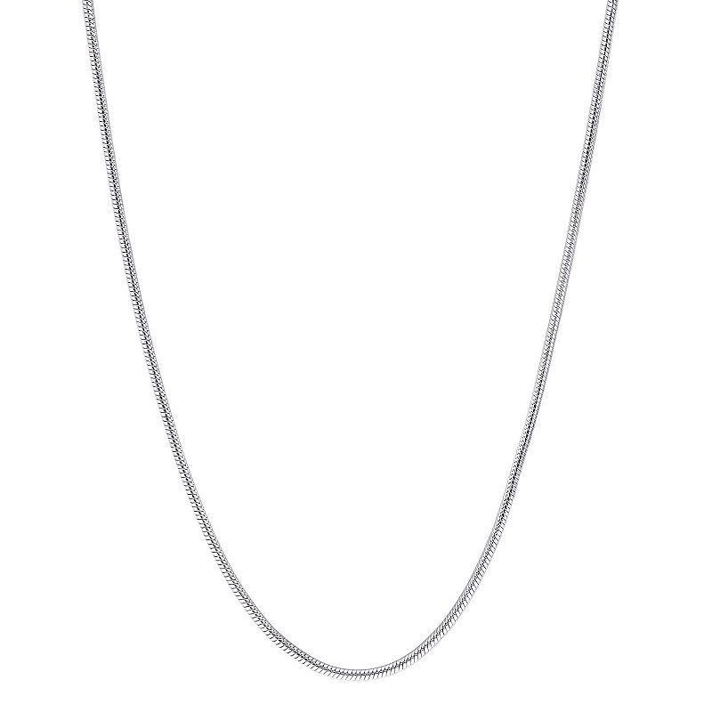 Stella Grace Sterling Silver 1.2 mm Snake Chain Necklace, Womens Product Image