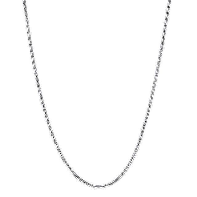 Stella Grace Sterling Silver 1.2 mm Snake Chain Necklace, Womens Product Image