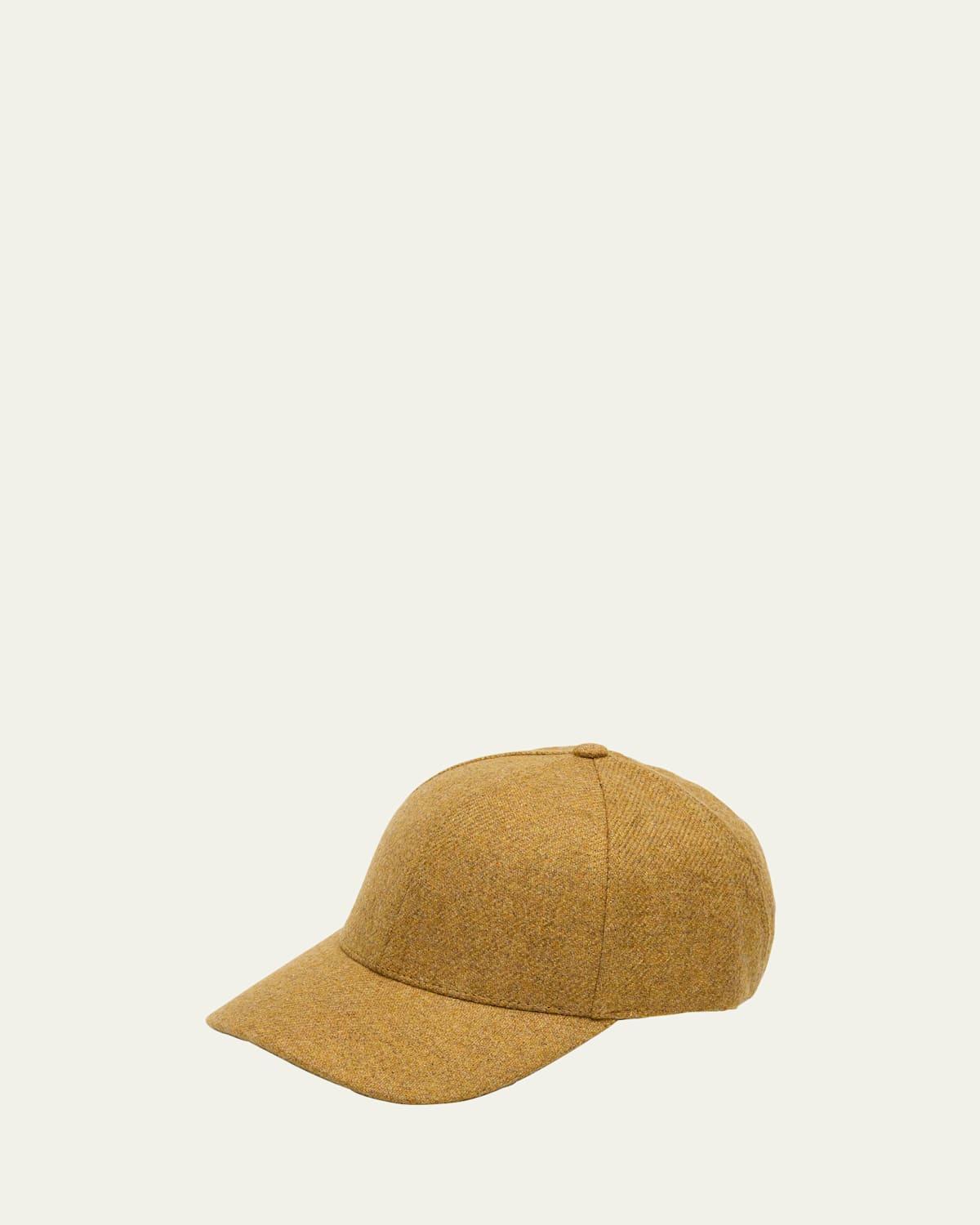 Mens Cashmere Baseball Cap Product Image