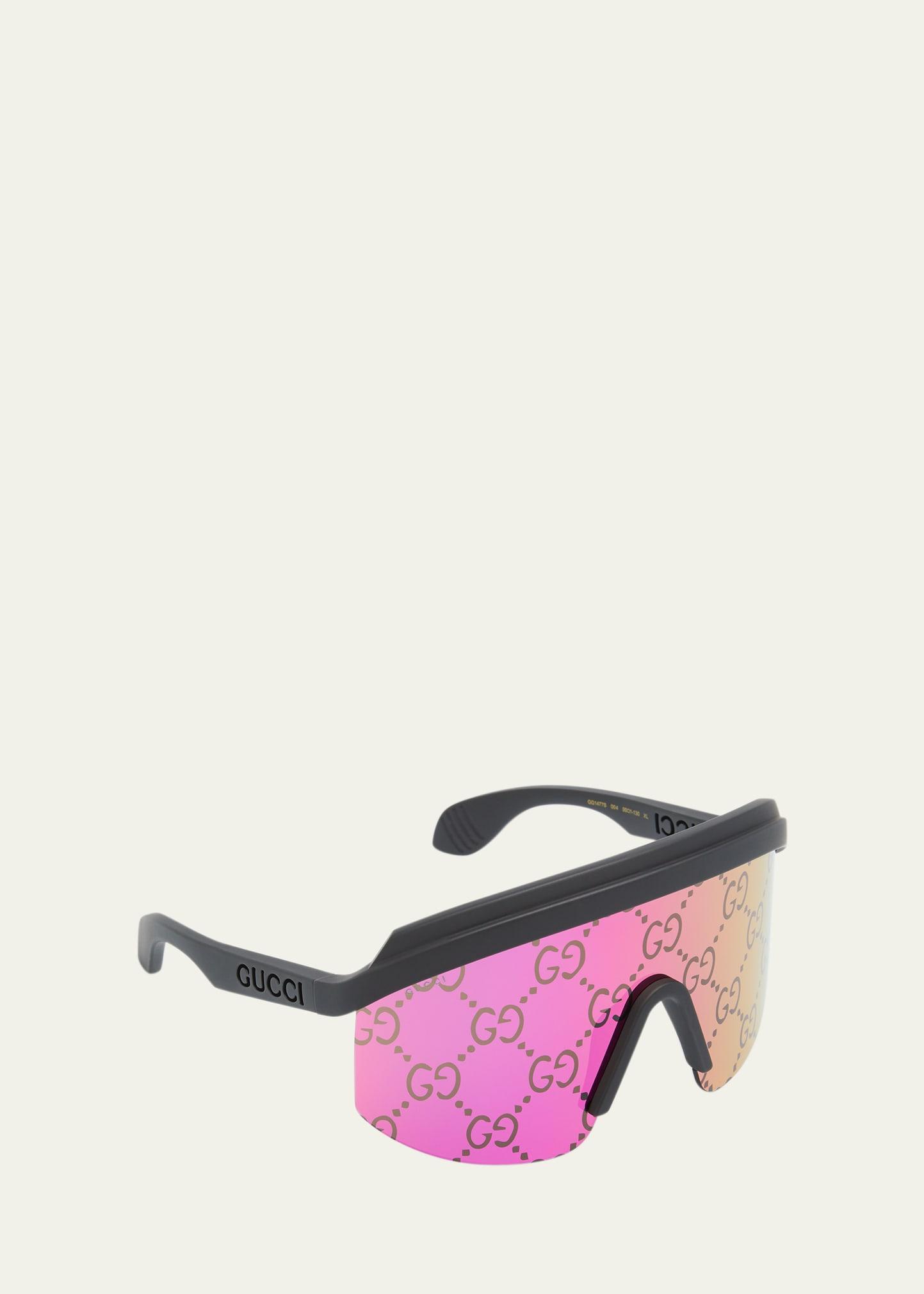 Womens Guccissima 99MM Mask Sunglasses Product Image