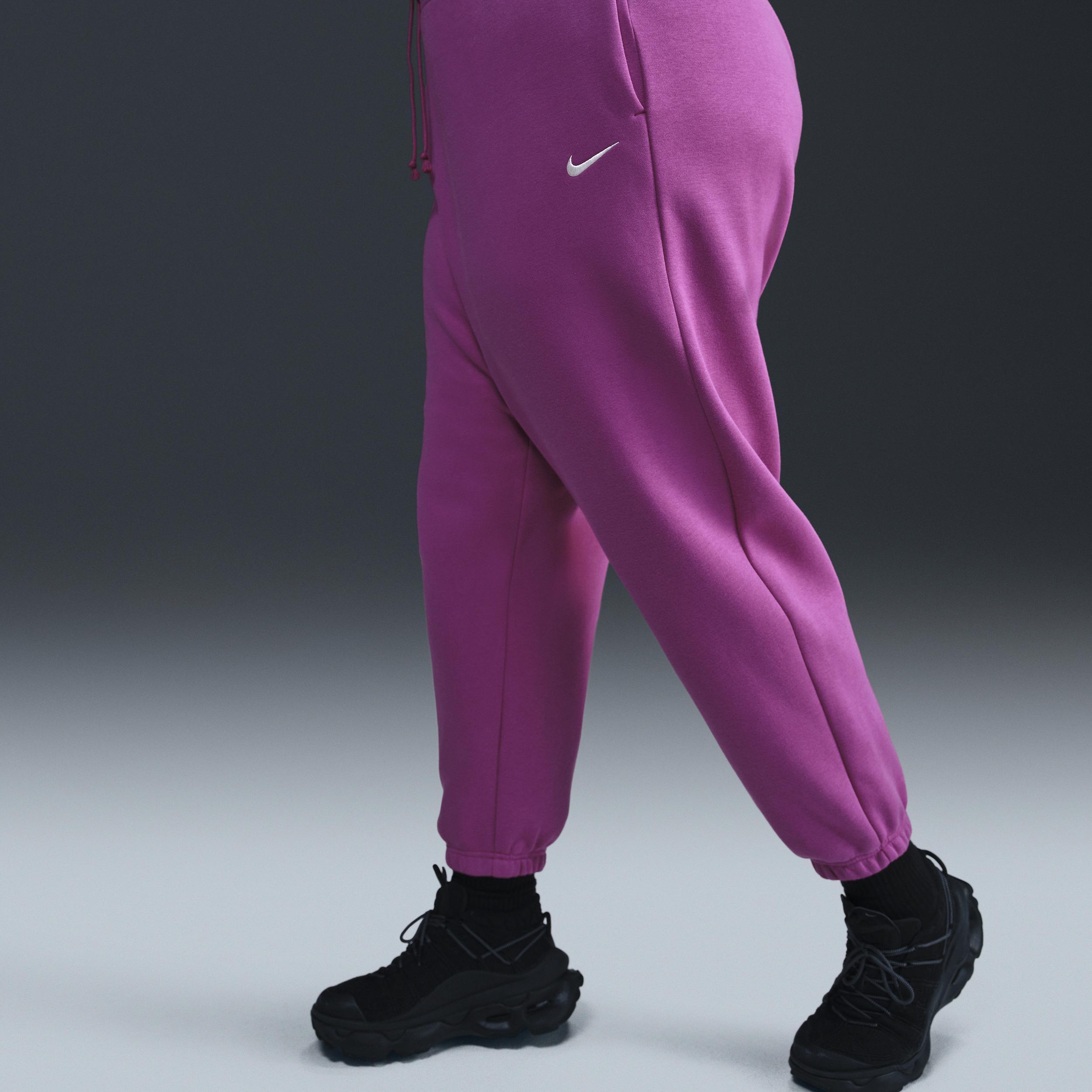 Womens Nike Sportswear Phoenix Fleece High-Waisted Oversized Sweatpants (Plus Size) Product Image