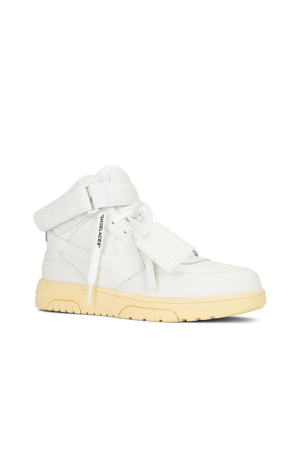 OFF-WHITE Out Of Office Mid Top Sneaker in White. Size 41, 42, 43, 44. Product Image