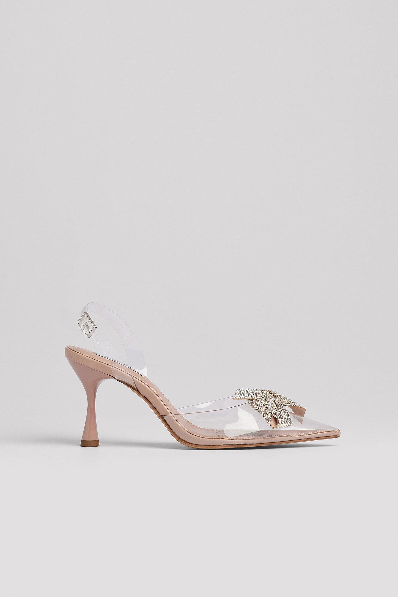 Transparent Bow Detail Pumps product image