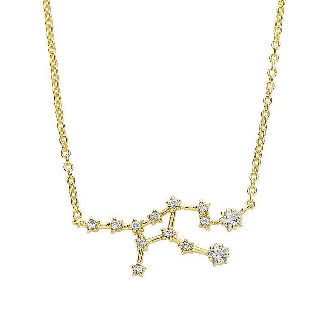 MC Collective Cubic Zirconia Constellation Necklace, Womens, Silver Tone Scorpio Product Image