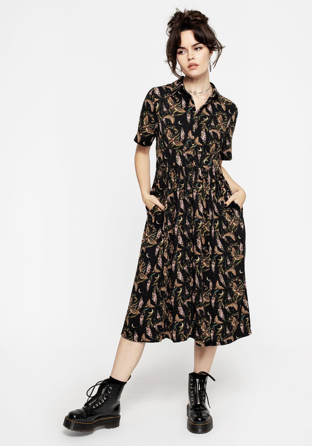 Atropos Midi Shirt Dress Product Image