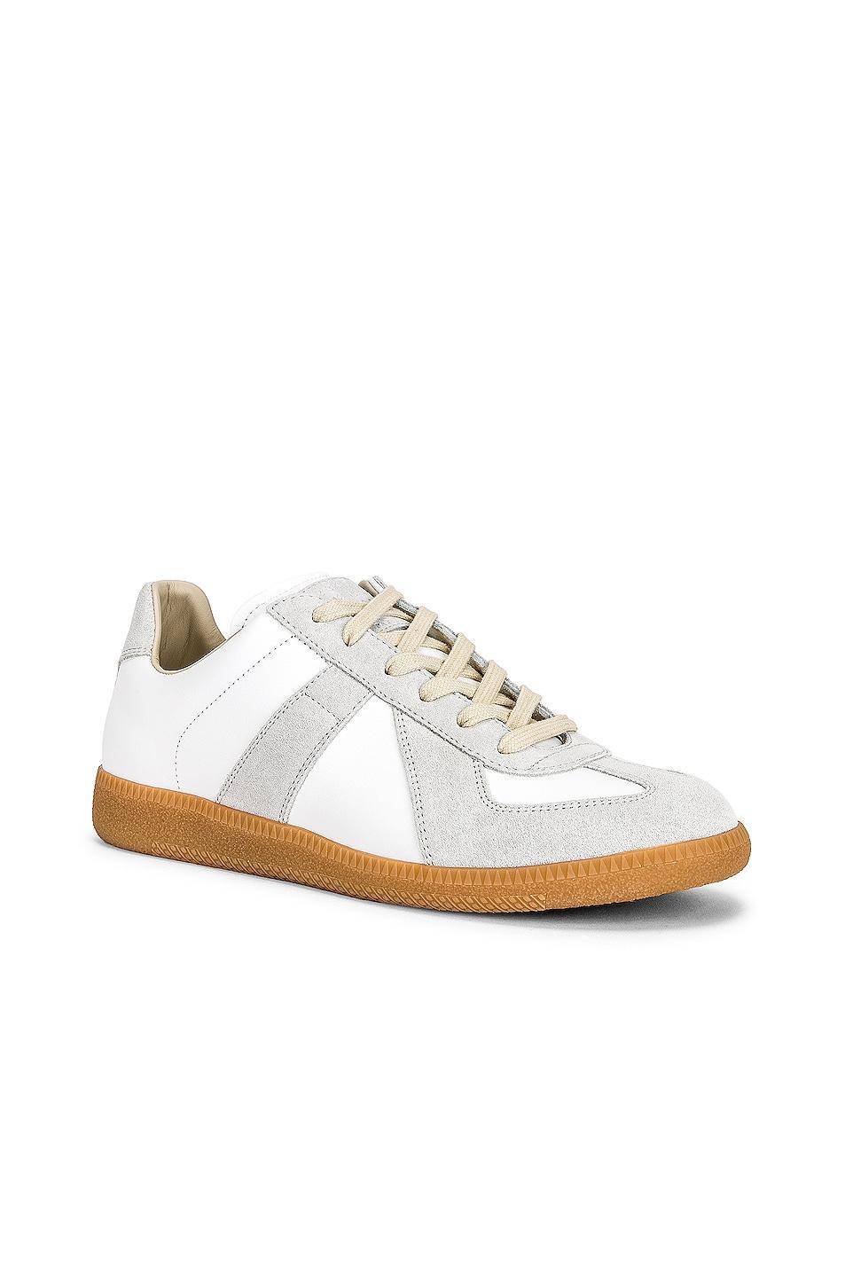 Maison Margiela Replica Sneakers White. Size 38 (also in 37, 37.5, 38.5, 39, 39.5, 40, 41). Product Image