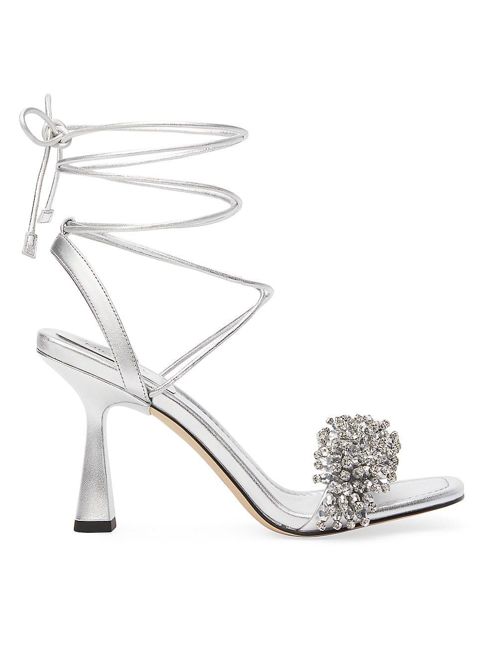 Lucia Embellished Leather Sandal Product Image