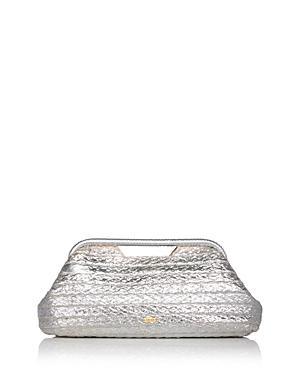 Cult Gaia Aurora Large Metallic Clutch Product Image