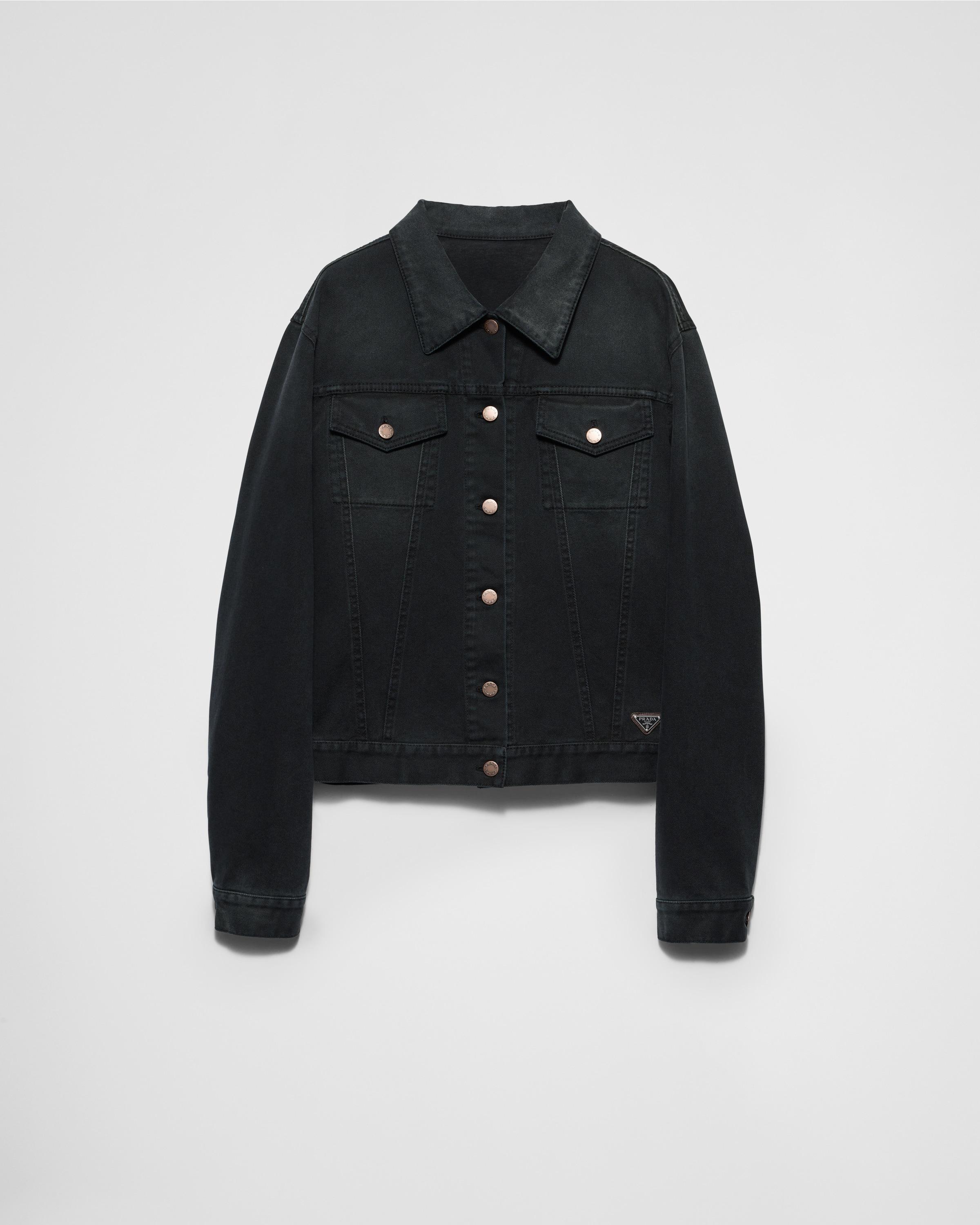 Denim blouson jacket product image