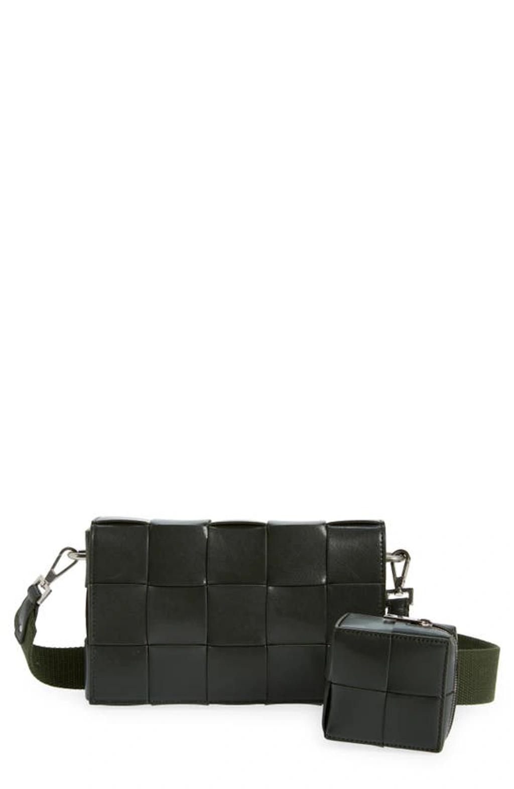 Bottega Veneta Cassette On Strap Bag in Green Product Image