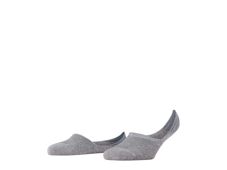 Falke Step High Cut No Show Socks (Light Grey Melange) Women's Crew Cut Socks Shoes Product Image