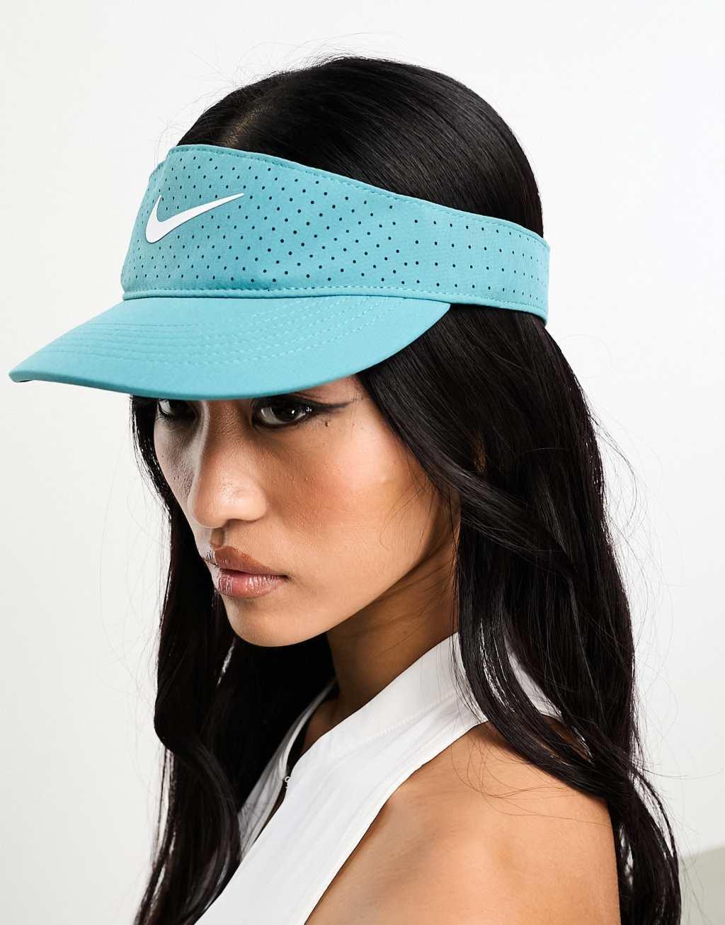 Nike Training visor in blue Product Image