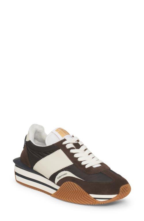 TOM FORD James Mixed Media Low Top Sneaker Product Image