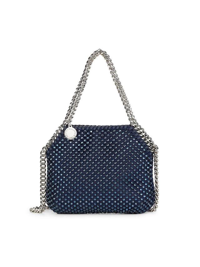 Womens Falabella Crystal-Embellished Tote Bag Product Image