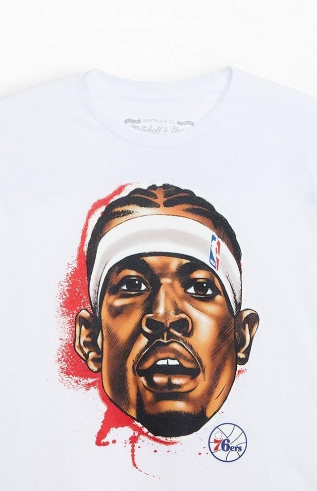 Mitchell & Ness Men's Philadelphia '76ers Allen Iverson Love T-Shirt Product Image