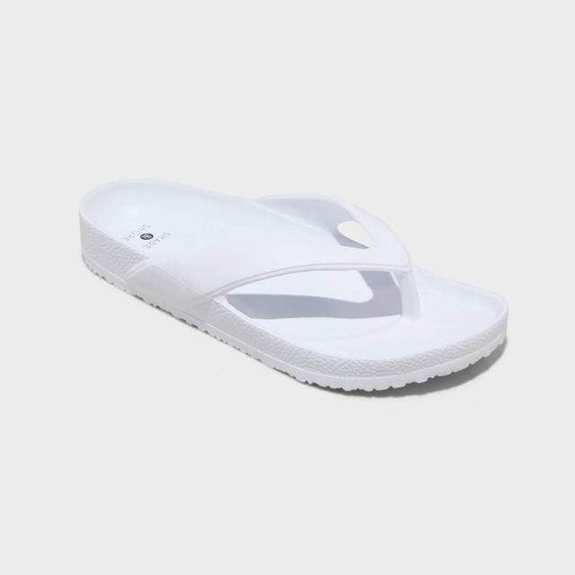 Womens Traci Footbed Sandals - Shade & Shore White 10 Product Image