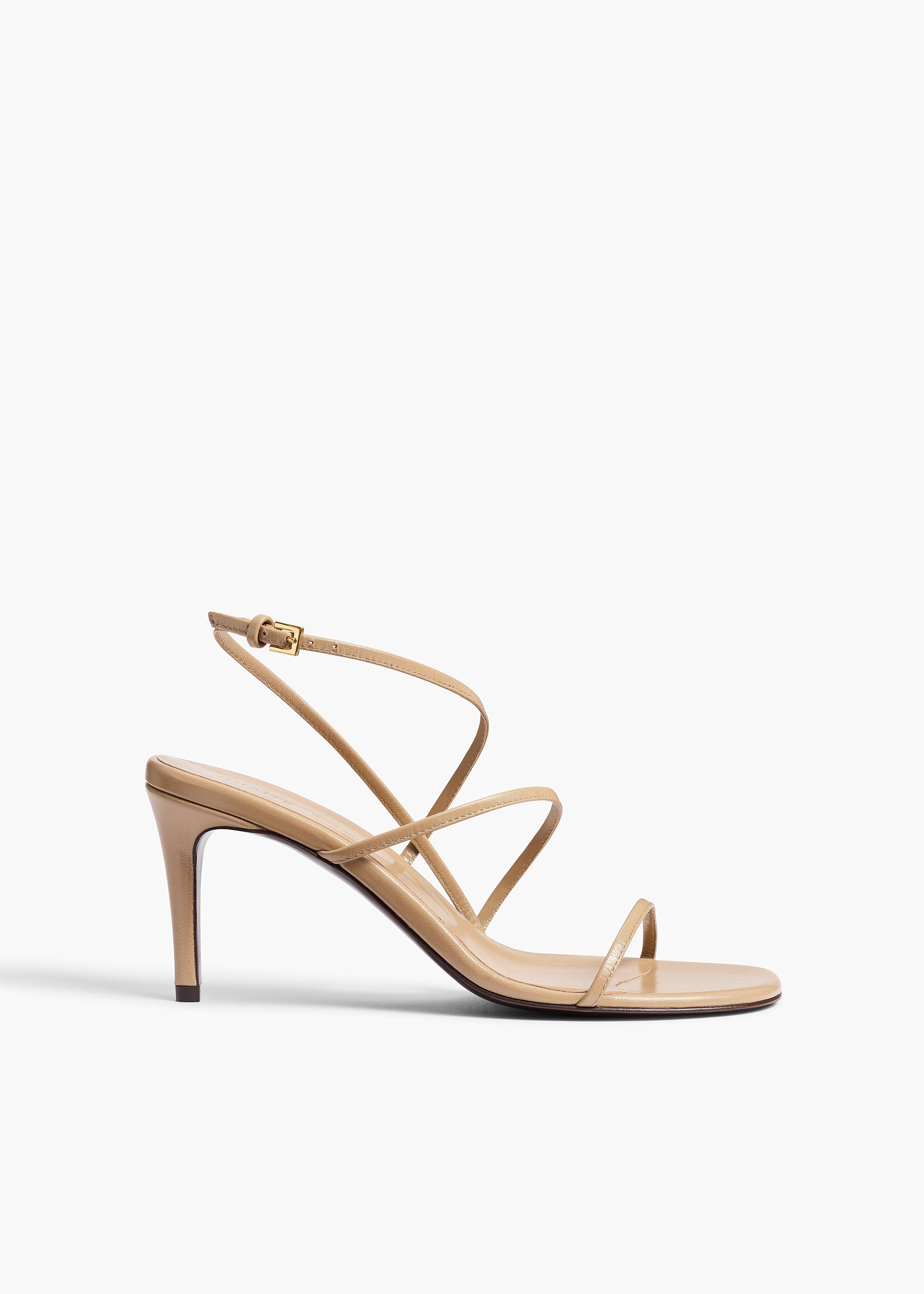 Loop Sandal in Beige Leather Product Image